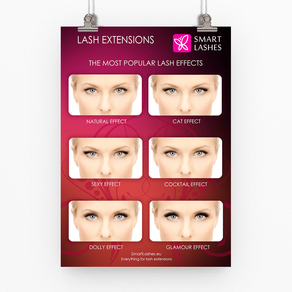 Poster Lash Effects - dark - A3