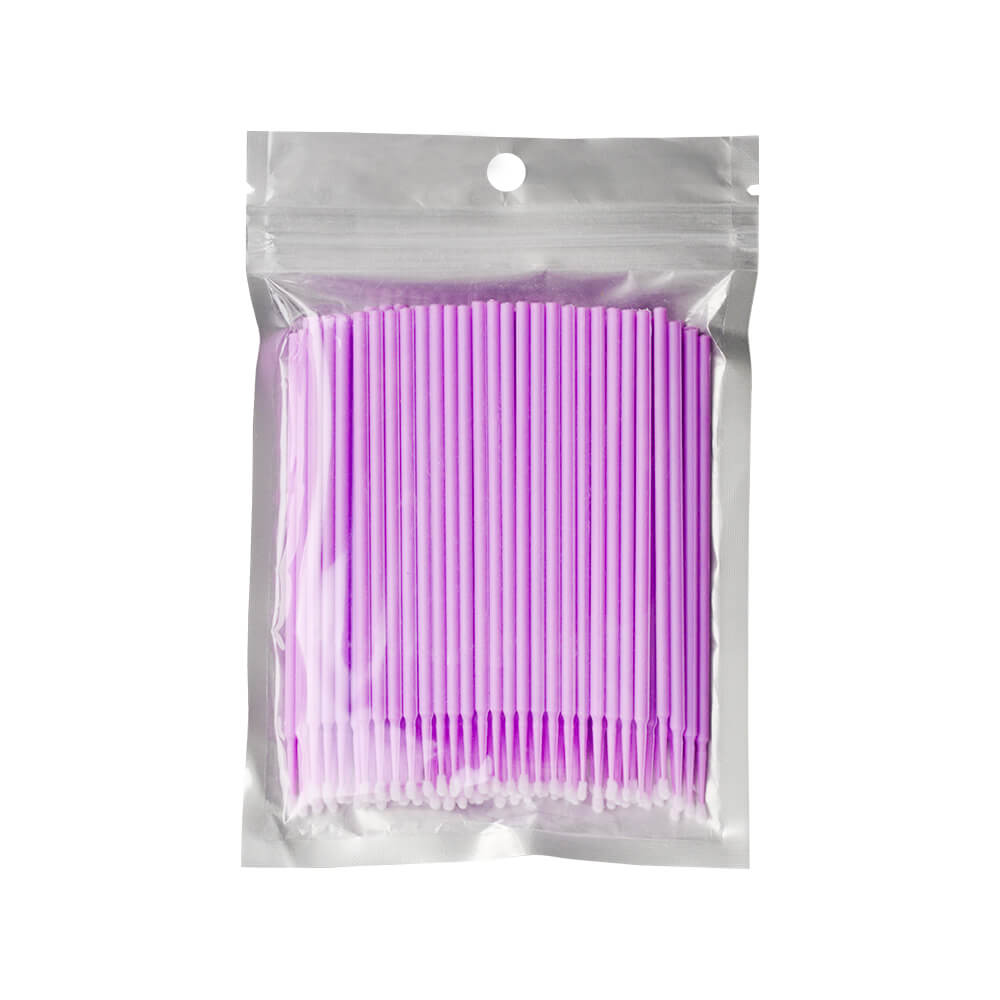 Micro kartáčky - 100 ks - fialová  | Smart Lashes