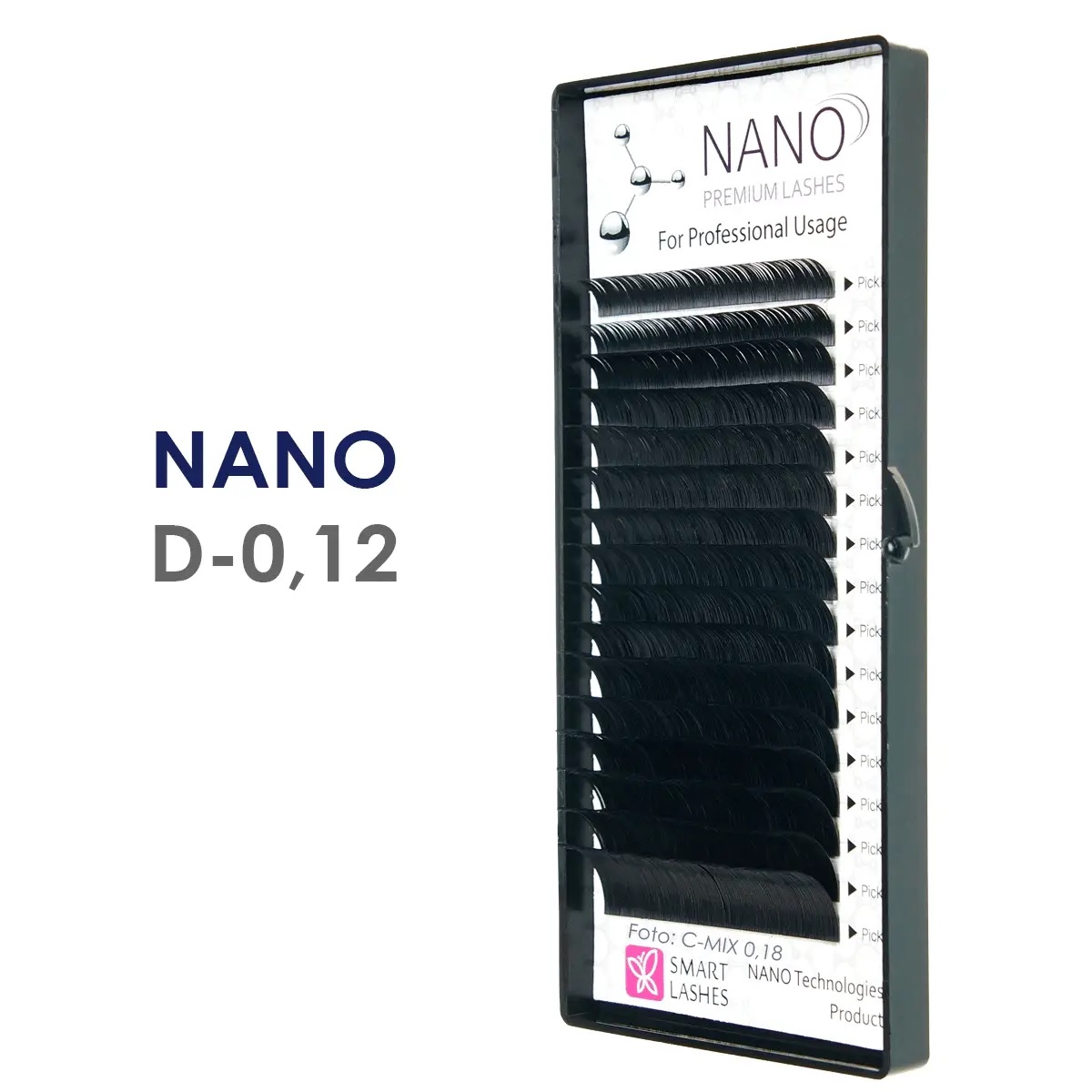 NANO - D - 0.12 mm | Smart Lashes