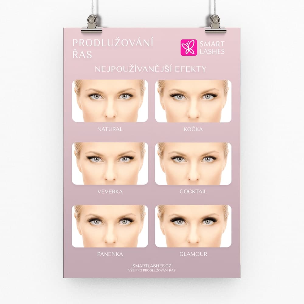 14. plakát do salonu - A3 | Smart Lashes