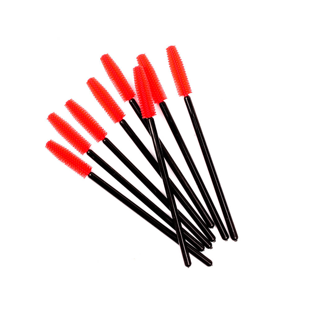 Silikonový pročesávací kartáček - červený | Smart Lashes