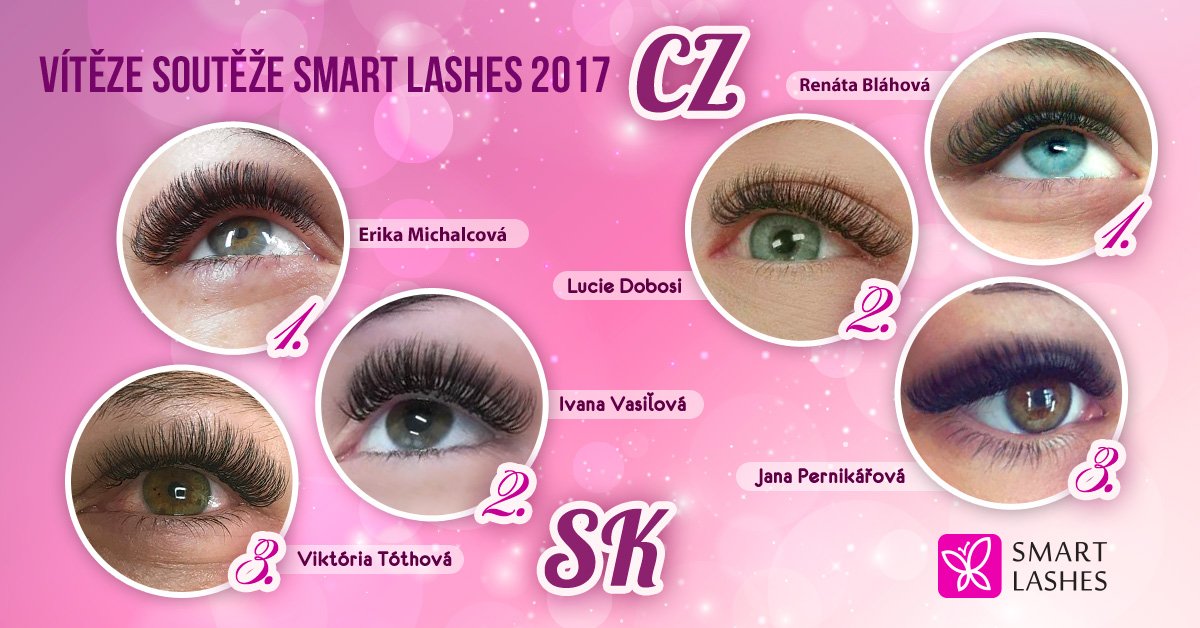 Výsledky soutěže Smart Lashes 2017